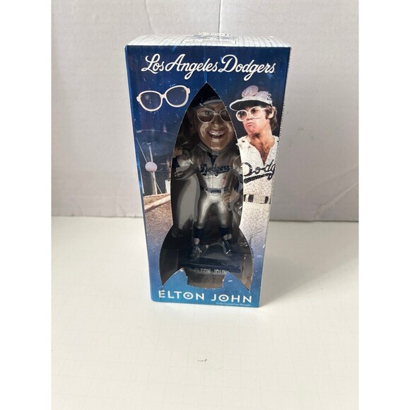 Los Angeles LA Dodgers Elton John Bobblehead 2022 - Picture 1 of 11